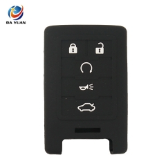 AS084003 Silicone Car Key Cover FOB Case For Cadillac  Smart Remote Key 6 Button