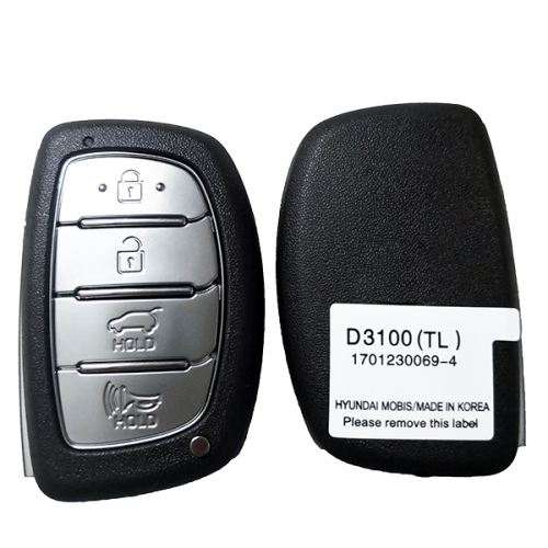 AK020095 for 2016-2017 Hyundai Tucson Smart Key 4 Button 433MHz ID47 Hitag3 95440-D3100(TL) FCCID TQ8-FOB-4F11