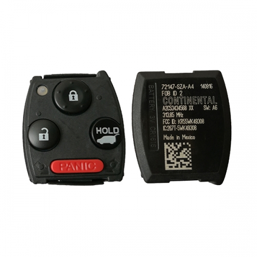 AK003102 Original for Honda Pilot 3+1 Button 313.8MHz PCF7941 KR55WK49308 72147-SZA-A4