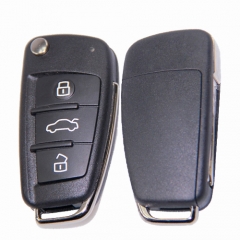 AK008060 for Audi Flip Remote Key 3 Button 434MHz ID48 8V0 837 220 G