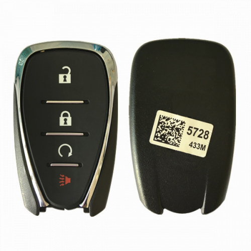 AK014059 for Chevrolet Smart Keyless Entry Remote Key 3+1 Button 433MHz PCF7937E HYQ4EA 13585728