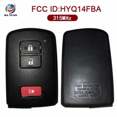 AK007111 for Toyota Remote Key 2+1 Button 315MHz 8A FCC ID:HYQ14FBA IC:1551A-14FBA