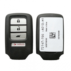 AK003108 for Honda Smart Remote Key 3+1 Button 433MHz 47 Chip KR5V2X 72147-TGG-A01