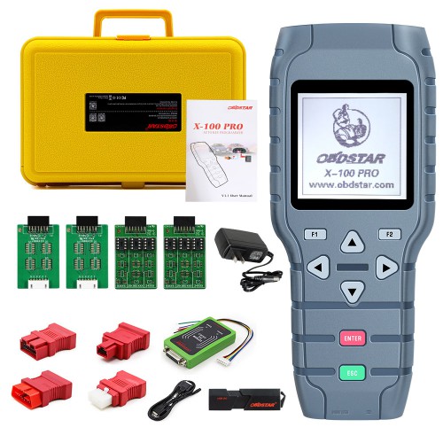 AKP176  OBDSTAR X-100 PRO Auto Key Programmer (C+D) Type for IMMO+Odometer+OBD Software Get Free PIC and EEPROM 2-in-1 Adapter