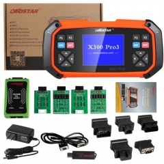 AKP179  OBDSTAR X300 PRO3 X-300 Key Master with Immobiliser+Odometer Adjustment+EEPROM/PIC+OBDII+Toyota G & H Chip All Keys Lost