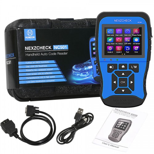 AKP220 HUMZOR NexzCheck NC501 OBD2 & EOBD Scanner for Universal Vehicles