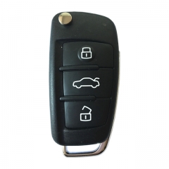 AK008061 ORIGINAL Flip Key for Audi A3 Q2 Q3 RS 3Buttons 434MHZ megmos AES KEYLESS GO _ 81A 837 220 R