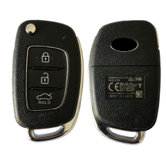 AK020117 Hyundai Sonata Genuine Flip Remote Key 2018 3 Buttons 433MHz 95430-C1300