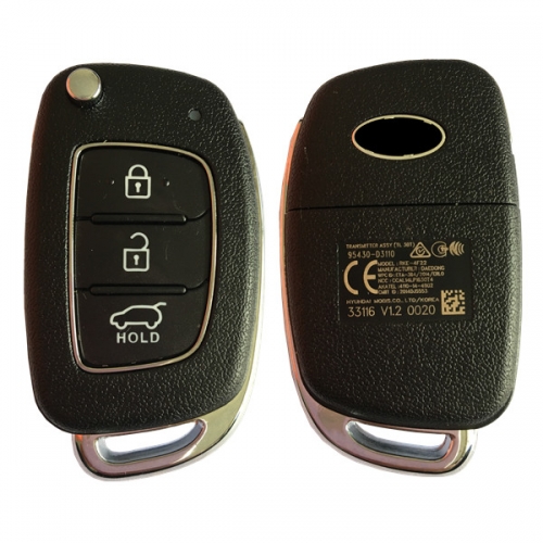 AK020121  Genuine Hyundai Tucson Remote Key (2015 + ) 95430-D3110 433MHZ