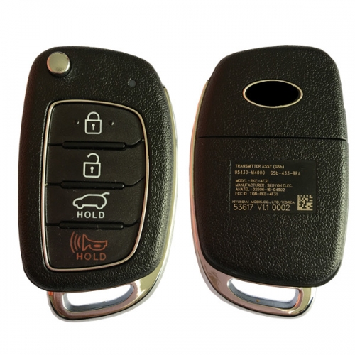 AK020119 2016 Hyundai Creta Remote Flip Key 3+1B 433MZ 4D60 80BIT 95430-M4000