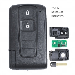 AK007129  Smart 2 button Remote Key fob ASK 315MHz for Toyota Prius 2004-2009 FCC ID B31EG-485 MOZB31EG TOY43