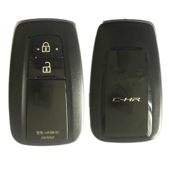AK007133 For TOYOTA CHR 2 Button Proximity Smart Remote FCCID 14FDM-02 433MHz Toyota-H Chip