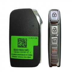 AK051065  For KIA 2020 Genuine Smart Remote Key 4 Buttons 433MHz HITAG 3 Transponder 95440-F6500