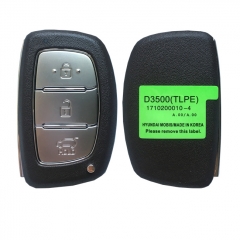 AK020112 For Hyundai Tucson 2019 Genuine Smart Remote Key 3 Buttons 433MHz 95440-D3500