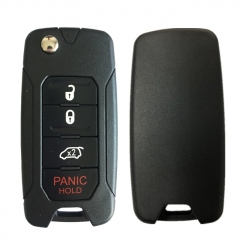 AK023045 for Jeep Renegade 2015 2016 2017 2018 Remote Car Key Fob Megamos AES 433MHz 2ADFTFI5AM433TX