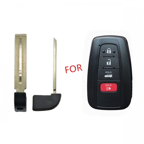 AS007067 for Toyota Eishi Prado Highlander RAV4 Camry smart key blade