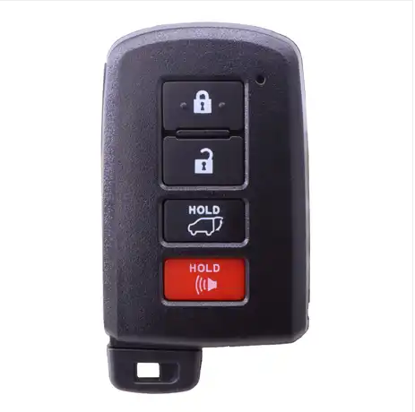 AS007058 3+1 key Toyota smart remote control shell