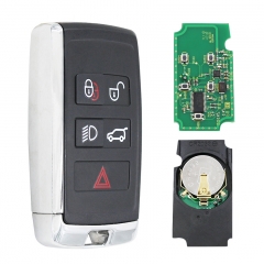 AK025011 5 Button Remote Car Key 315Mhz 433Mhz PCF7953P Chip KOBJTF10A for Land Rover LR2 LR4 Range Rover Evoque Sport