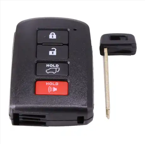 AS007058 3+1 key Toyota smart remote control shell