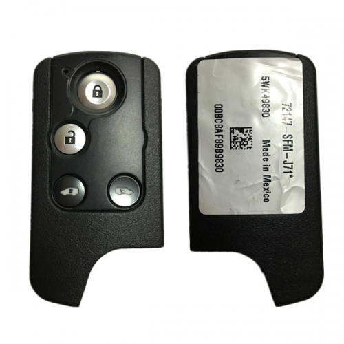 AK003113 Keyless Entry Remote Control Key HONDA 313.8Mhz PCF7945 5WK49830 72147-SFM-J71