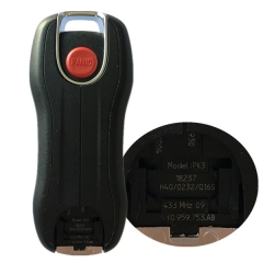 AK005025 ORIGINAL Smart Key for Porsche Cayene 3+1 Buttons 433MHz Blade HU162T Part No 9Y0959753AB Keyless GO