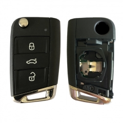 AK001098 For Volkswagen Polo 3 Button Remote Flip Keyless go Key Fob 434MHZ 2G6 959 752D NCP2161W chip