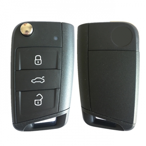 AK001097 For Volkswagen Polo 3 Button Remote Flip Key Fob 434MHZ 2G6 959 752 NCP2161W chip