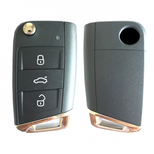 AK001099 Original For VW Golf 7 MQB Flip Remote Key - 434 Mhz without Proximity - 5G0 959 752 BB