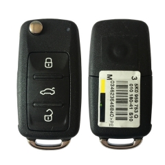 AK001116 VW Remote Flip Key 3 Button ID48 315MHZ 5K0 837 202 S