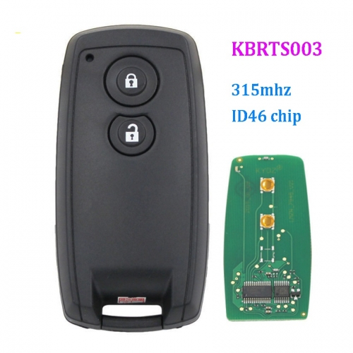 AK034015  2 BUTTONS 315MHZ for Suzuki Swift SX4 Grand Vitara WITH ID46 chip Uncut blade KBRTS003 HU133