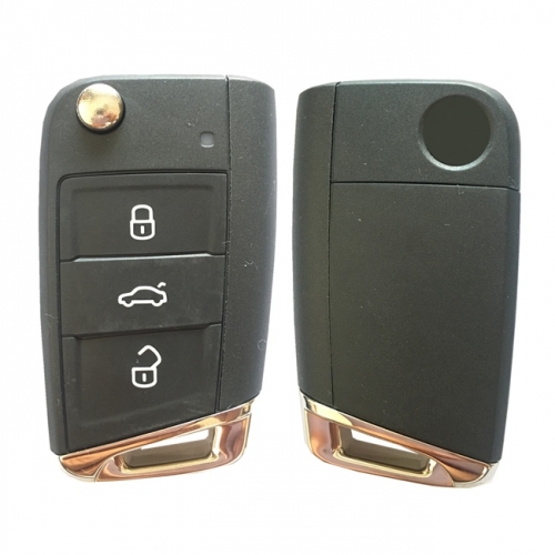 AK001096 For Vw Golf Polo Touran Etc 3 Button Flip Key Fob Remote 5G6 959 752 AB 434mzh Keyless GO