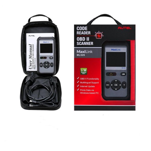 AKP273   Original Autel Maxilink ML529 OBD2 Scanner with Full OBD2 Functions Upgraded Version of AL519