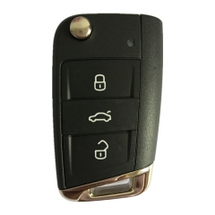 AK001120 5G6 959 752 AG for Volkswagen Golf 7 2013 2014 Flip remote control car key 3 buttons 433Mhz