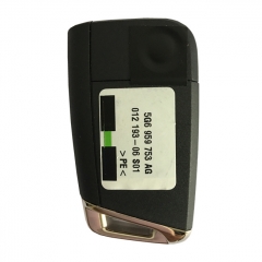 AK001120 5G6 959 752 AG for Volkswagen Golf 7 2013 2014 Flip remote control car key 3 buttons 433Mhz