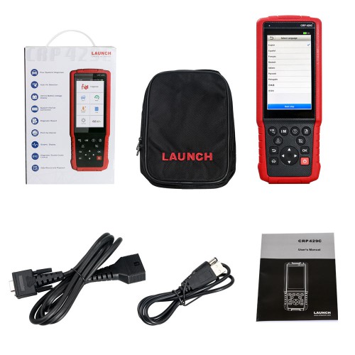 AKP275   LAUNCH X431 CRP429C Auto Diagnostic Tool for Engine/ABS/SRS/AT+11 Service CRP 429C OBD2 Code Scanner Better than CRP129
