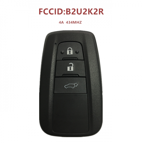 AK007134 Original Remote Key 434MHZ 4A Chip 3 Button For Toyota Corolla B2U2K2R