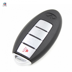 AS021004 4 BTN Car Remote Key Shell Case For Infiniti G37 Without Side Groove Fob Key Cover For Infiniti Fob Case Key Shell Cover