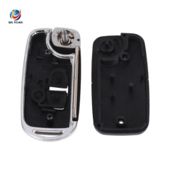 AS011027 Modified Flip Folding Remote Key Shell Case For Mitsubishi Grandis Outlander With Uncut Blank Blade 2 Buttons
