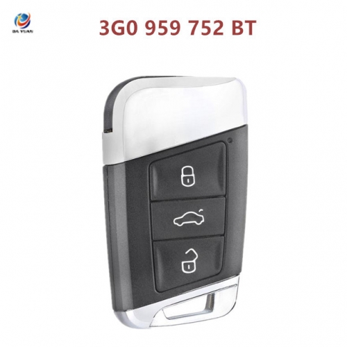 AK001121 3 button remote control car keychain 3G0 959 752 BT 434MHz, suitable for the latest Volkswagen Arteon and Passat
