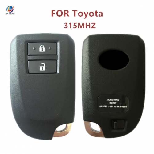 AK007143 ORIGINAL Smart Key for Toyota 2Buttons 315MHz Texas 128-bit AES Model BS2ET Keyless GO