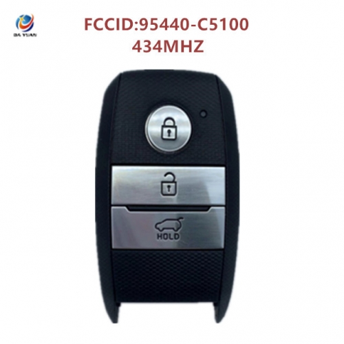 AK051082 For Kia 95440C5100 95440 C5100 New Genuine KIA Sorento 2016 Genuine Smart Key Remote Blade 2016 3 Button 433MHz 95440-C5100