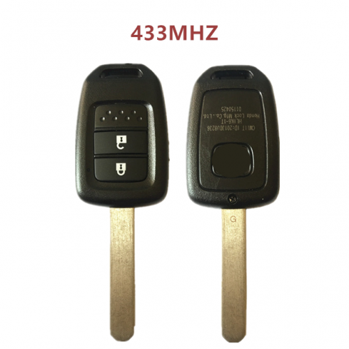 AK003127 2 Buttons Remote Key Keyless Entry Fob 434mhz ID47 G CHIP for Honda NEW Fit XRV HLIK61T