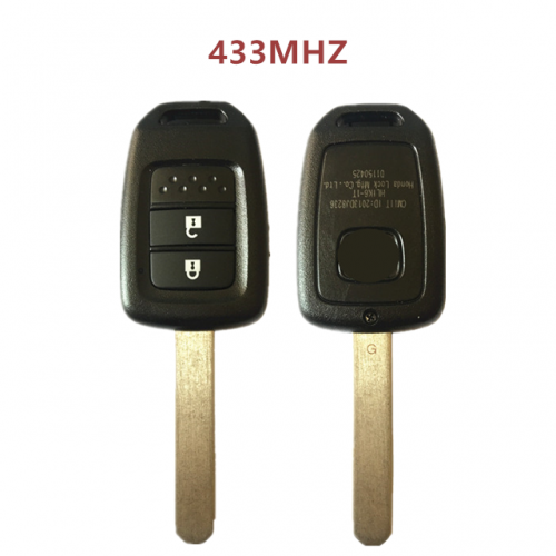 AK003127 2 Buttons Remote Key Keyless Entry Fob 434mhz ID47 G CHIP for Honda NEW Fit XRV HLIK6-1T