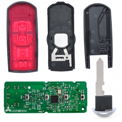 AK026041 Smart Remote Key Fob FSK 315MHz ID49 Chip for Mazda 3 6 Miata 2013-2016 FCC: SKE13D01 SKE13D02