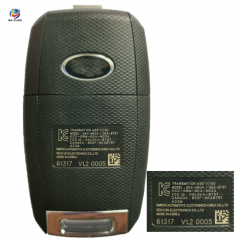 AK051085 Kia Remote Flip Key for 2014-2017 Kia Soul 433MHZ FCCID OSLOKA-875T