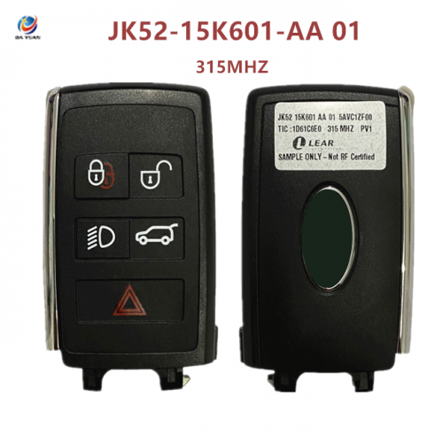 AK004033 New Smart Remote Key Fob 315MHz 5 Button for LAND ROVER PEPS(SUV) JK52-15K601-AA 01