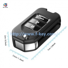 AK067030 XNHO00EN Wireless Remote Key Honda Flip 3 Buttons English 5pcs/lot