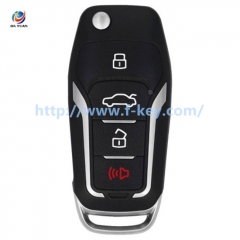 AK067012 XEFO01EN Super Remote Key Ford Flip 4 Buttons Built-in Super Chip English 5pcs/lot