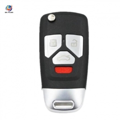 AK067037 XNAU02EN Wireless Remote Key Audi Flip 4 Buttons Key English 5pcs/lot