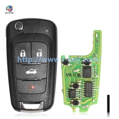 AK067034 XNBU01EN Wireless Remote Key Buick Flip 4 Buttons English 5pcs/lot